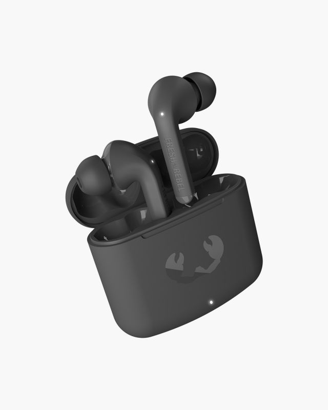 Accessoires téléphonie écouteurs FRESH N REBEL Twins Fuse Bluetooth Gris Foncé infinytech Réunion 02