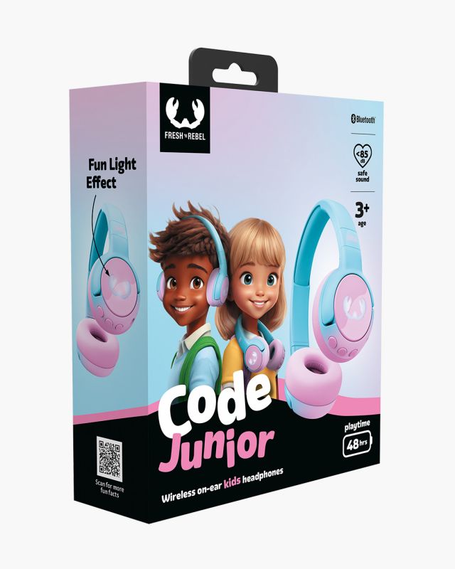 Matériels audio casque pour enfant FRESH N REBEL Code Junior Bluetooth Cool Candy infinytech Réunion 06