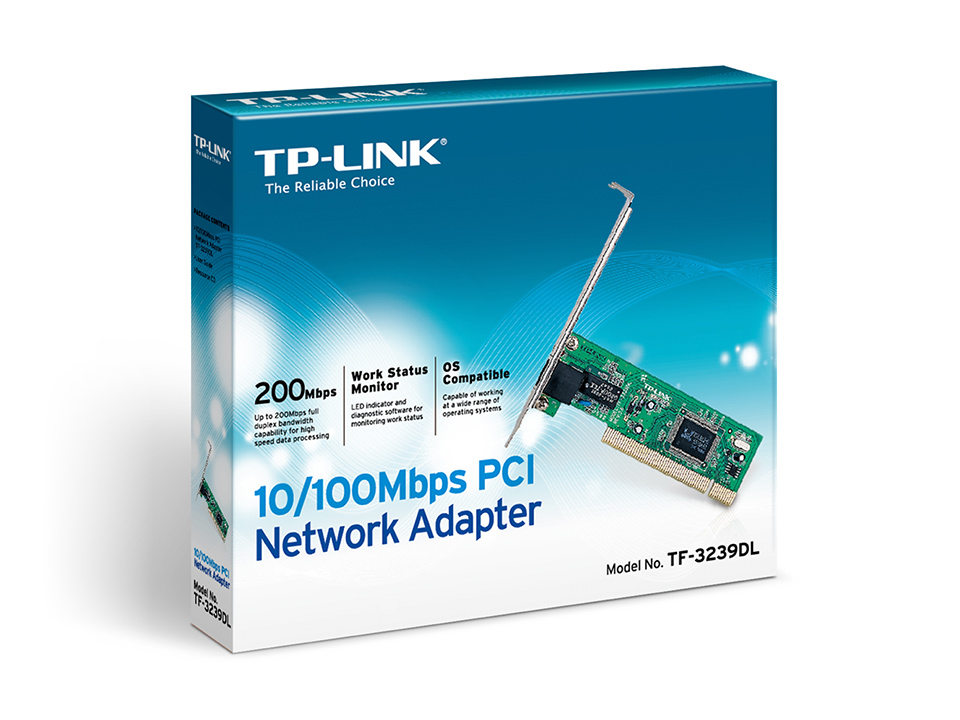 Matériels informatique carte réseau PCI TP-LINK 10 100 Mbps TF-3239DL Infinytech Réunion 2