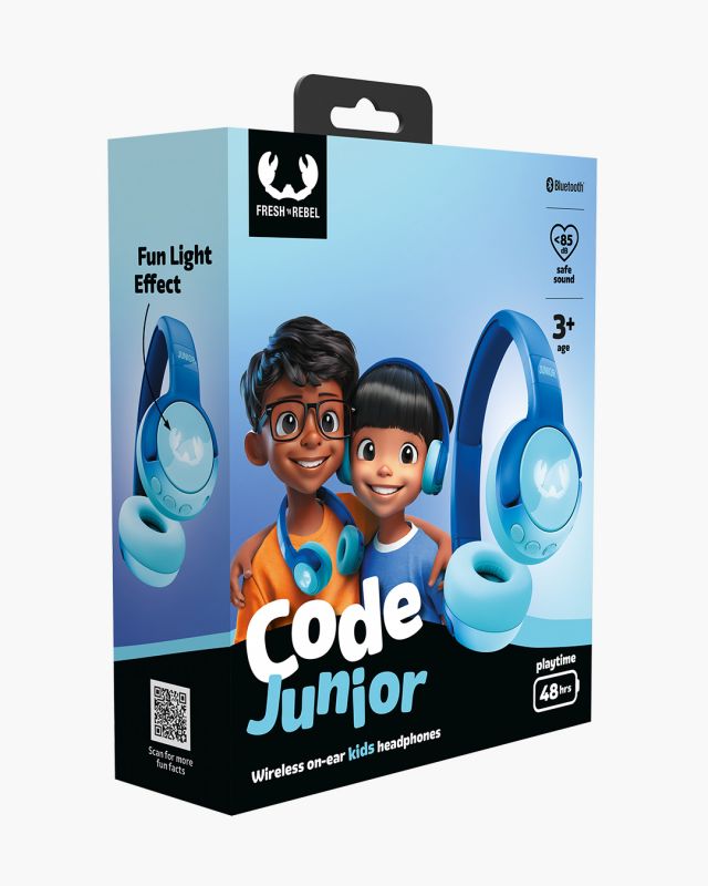 Matériels audio casque pour enfant FRESH N REBEL Code Junior Bluetooth Wavy Water infinytech Réunion 06