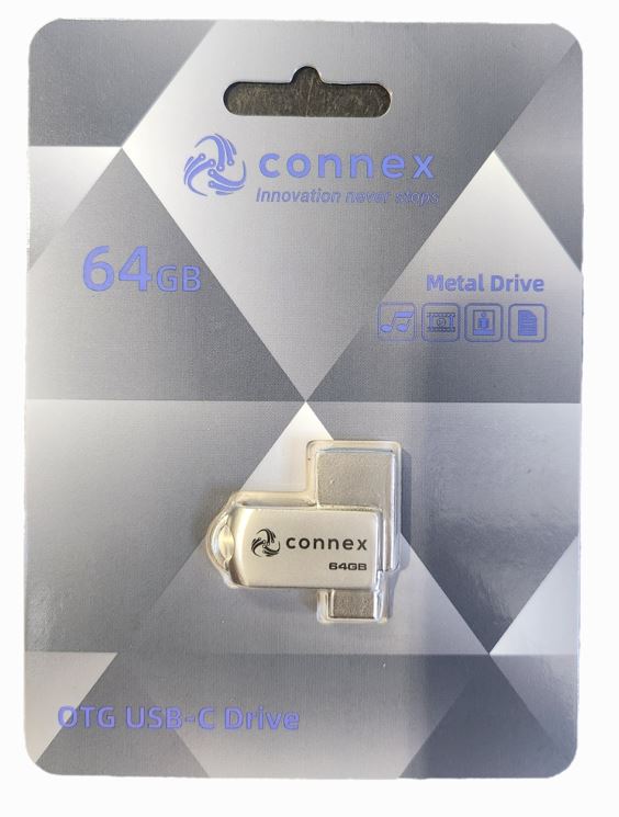Matériels informatique clé USB-C OTG CONNEX 64 Go infinytech Réunion 01