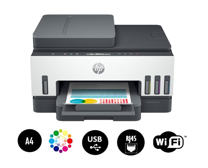 Matériels informatique imprimante multifonction HP Smart Tank 750 infinytech Réunion 01