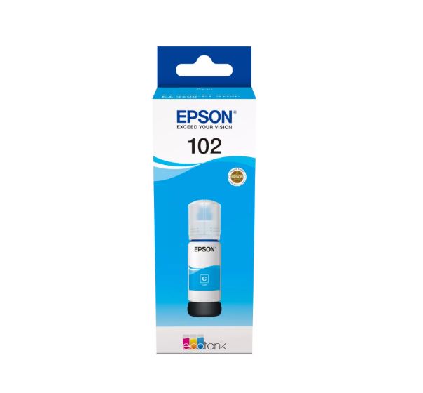 Consommables informatique cartouche d'encre EPSON EcoTank 102 Cyan C13T03R240 infinytech Réunion 01