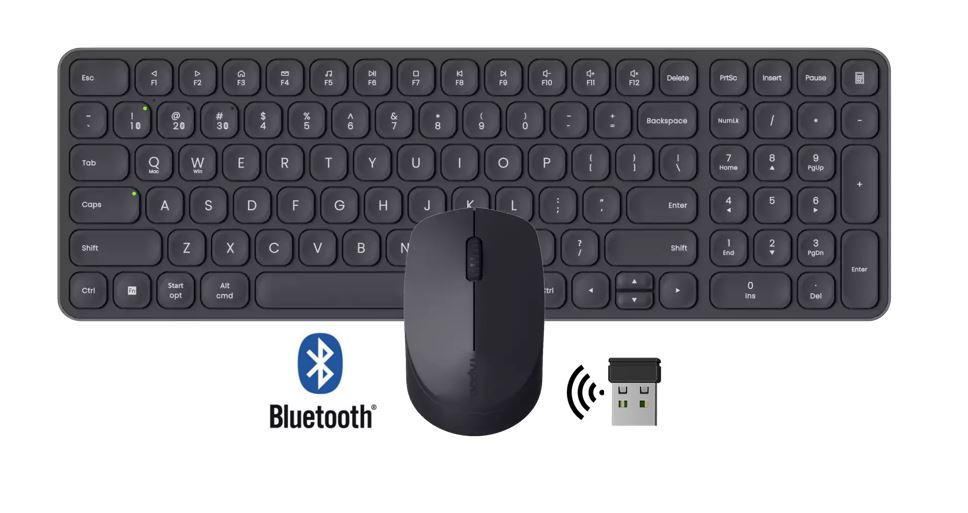 Matériels informatique pack clavier souris RAPOO 9310M Sans Fil et Bluetooth infinytech Réunion 01