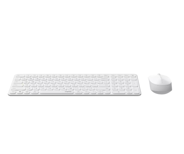 Matériels informatique pack clavier souris RAPOO 9310M Sans Fil et Bluetooth Blanc infinytech Réunion 03