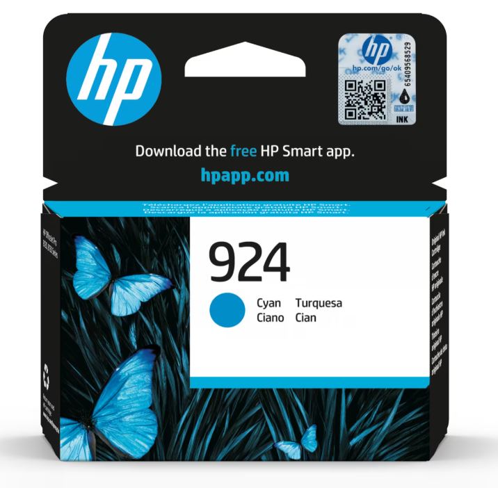 Consommables informatique cartouche dencre HP 924 Cyan 4K0U3NE infinytech Réunion 01