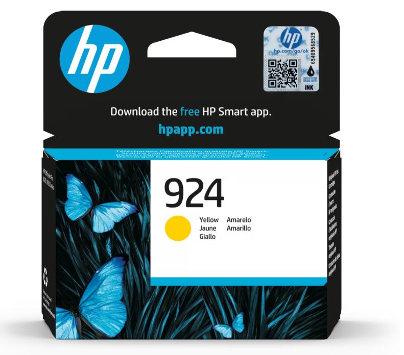 Consommables informatique cartouche dencre HP 924 Jaune 4K0U5NE infinytech Réunion 01