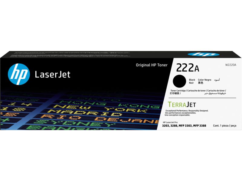 Consommables informatique Toner HP 222A Noir W2220A infinytech Réunion 01