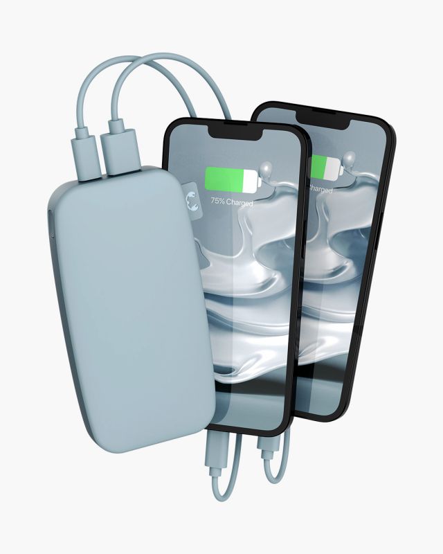 Accessoires téléphonie powerbank FRESH n REBEL 12000mAh Bleu Clair infinytech Réunion 04