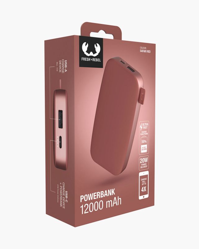 Accessoires téléphonie powerbank FRESH n REBEL 12000mAh Safari infinytech Réunion 05