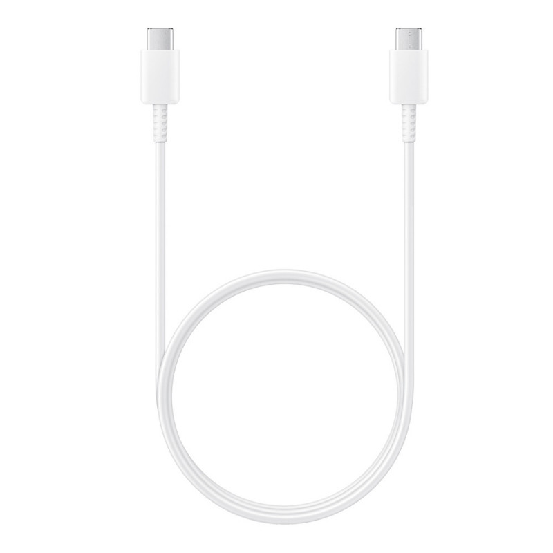 Accessoires téléphonie Câble SAMSUNG USB-C vers USB C 1,5 m 3A Blanc infinytech Réunion 01
