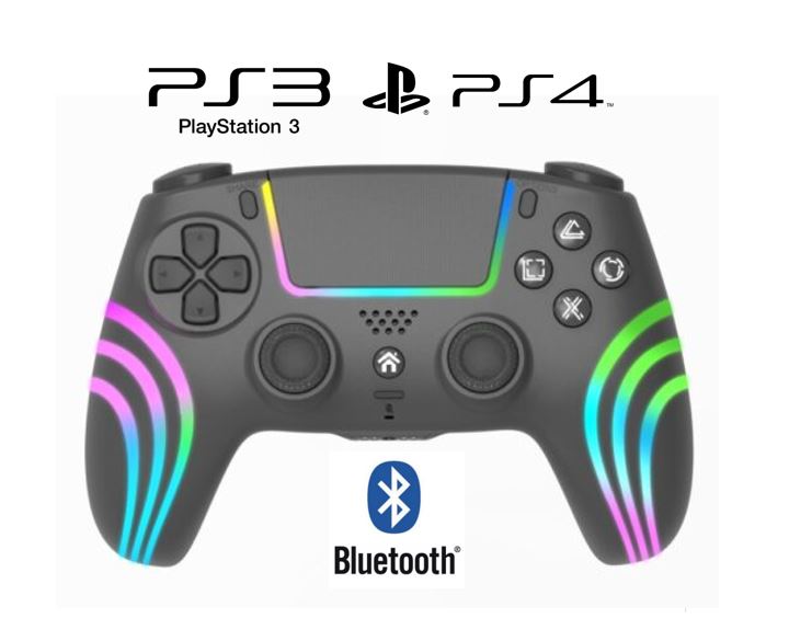 Manette DEEP EXPLORER pour PS4 et PS5 Bluetooth Noire infinytech Réunion 01