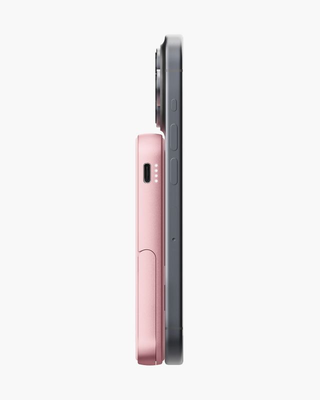 Accessoires téléphonie powerbank magnétique FRESH n REBEL 5000 mAh Rose infinytech Réunion 04
