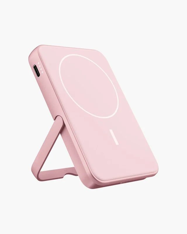 Accessoires téléphonie powerbank magnétique FRESH n REBEL 5000 mAh Rose infinytech Réunion 02