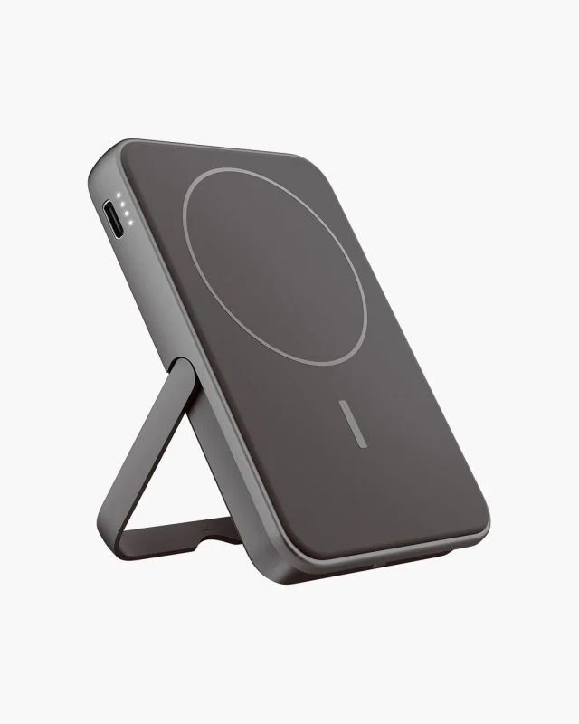 Accessoires téléphonie powerbank magnétique FRESH n REBEL 5000 mAh Gris Foncé infinytech Réunion 02