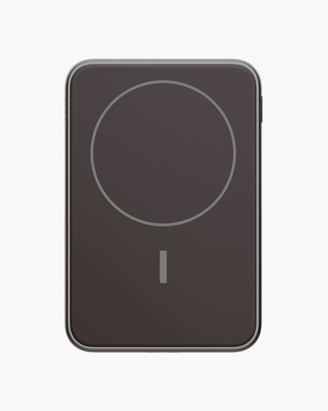 Accessoires téléphonie powerbank magnétique FRESH n REBEL 5000 mAh Gris Foncé infinytech Réunion 03