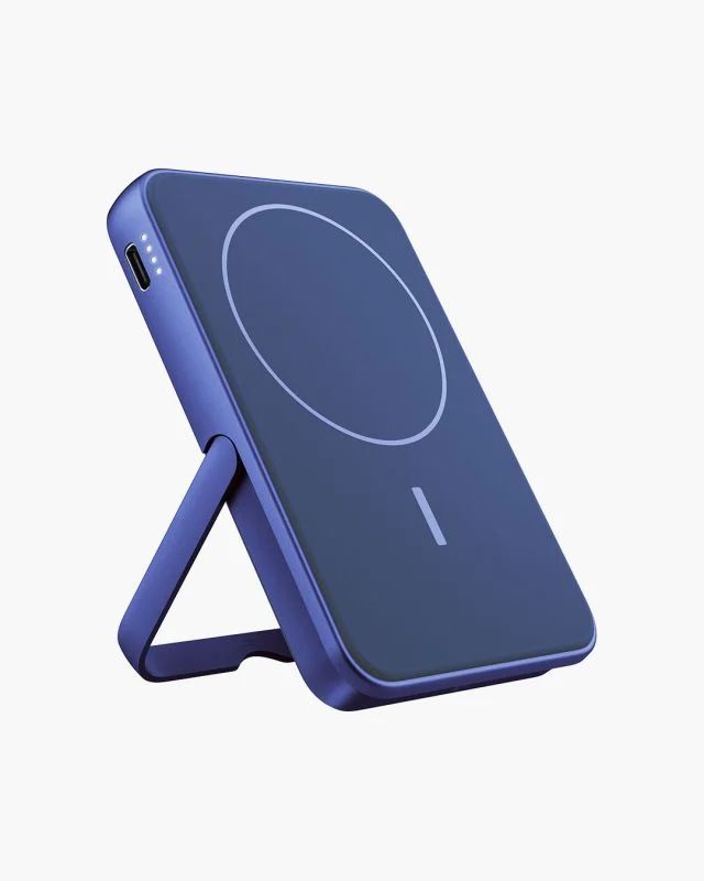 Accessoires téléphonie powerbank magnétique FRESH n REBEL 5000 mAh Bleu Foncé infinytech Réunion 02