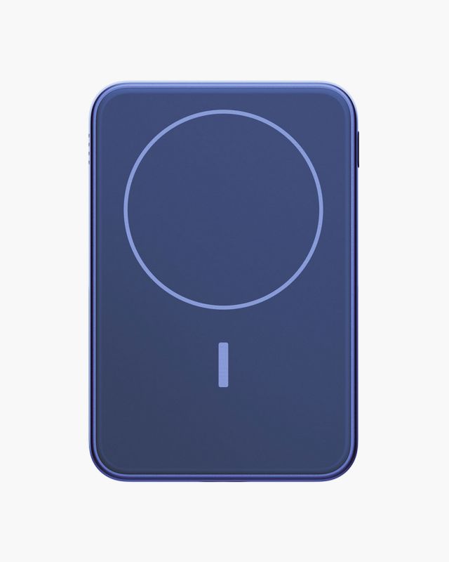 Accessoires téléphonie powerbank magnétique FRESH n REBEL 5000 mAh Bleu Foncé infinytech Réunion 03