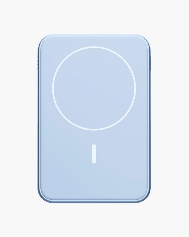 Accessoires téléphonie powerbank magnétique FRESH n REBEL 5000 mAh Bleu Clair infinytech Réunion 03
