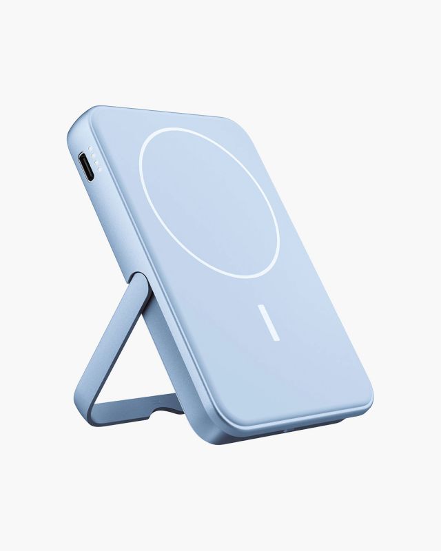Accessoires téléphonie powerbank magnétique FRESH n REBEL 5000 mAh Bleu Clair infinytech Réunion 02