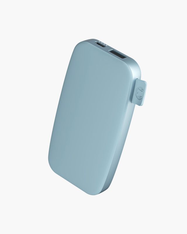 Accessoires téléphonie powerbank FRESH n REBEL 6000mAh Bleu Clair infinytech Réunion 02