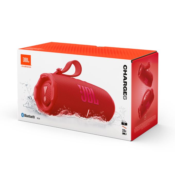 Matériels audio enceinte nomade JBL Charge 6 Rouge infinytech Réunion 03