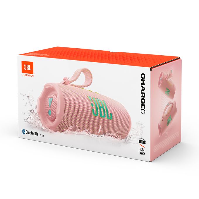 Matériels audio enceinte nomade JBL Charge 6 Rose infinytech Réunion 04