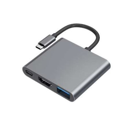 Matériels informatique adaptauer USB-C VORTEX vers HDMI et USB infinytech Réunion 01