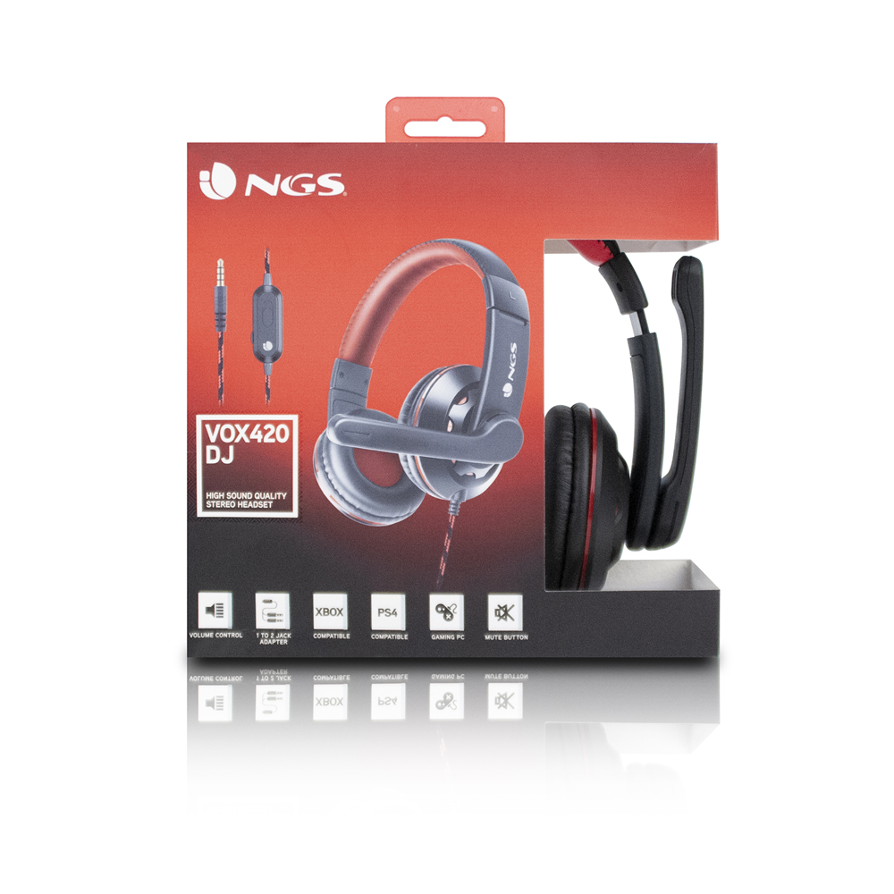 Matériels informatique casque micro NGS VOX 420 DJ infinytech Réunion 06