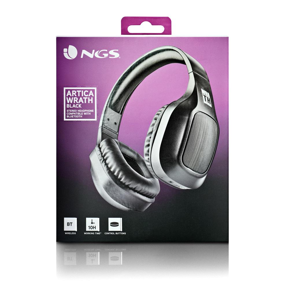 Matériels informatique casque micro NGS Artica Wrath Bluetooth Noir infinytech Réunion 05