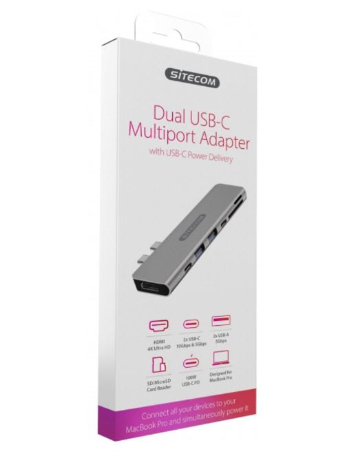 Matériels informatique adaptateur USB-C HAMA Multi-ports pour MacBook Pro infinytech Réunion 04