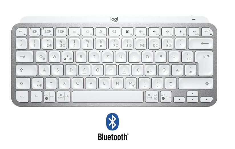 Matériels informatique Clavier LOGITECH MX Keys Mini Bluetooth Gris Pâle infinytech Réunion 01