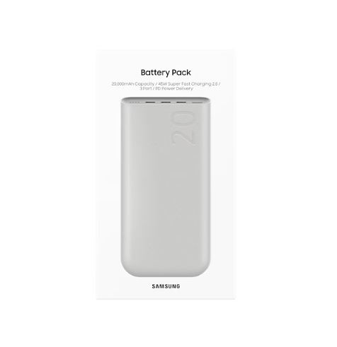 Accessoires téléphonie powerbank SAMSUNG EB-P4520XUEGEU 20000mAh 45W Beige infinytech Réunion 04