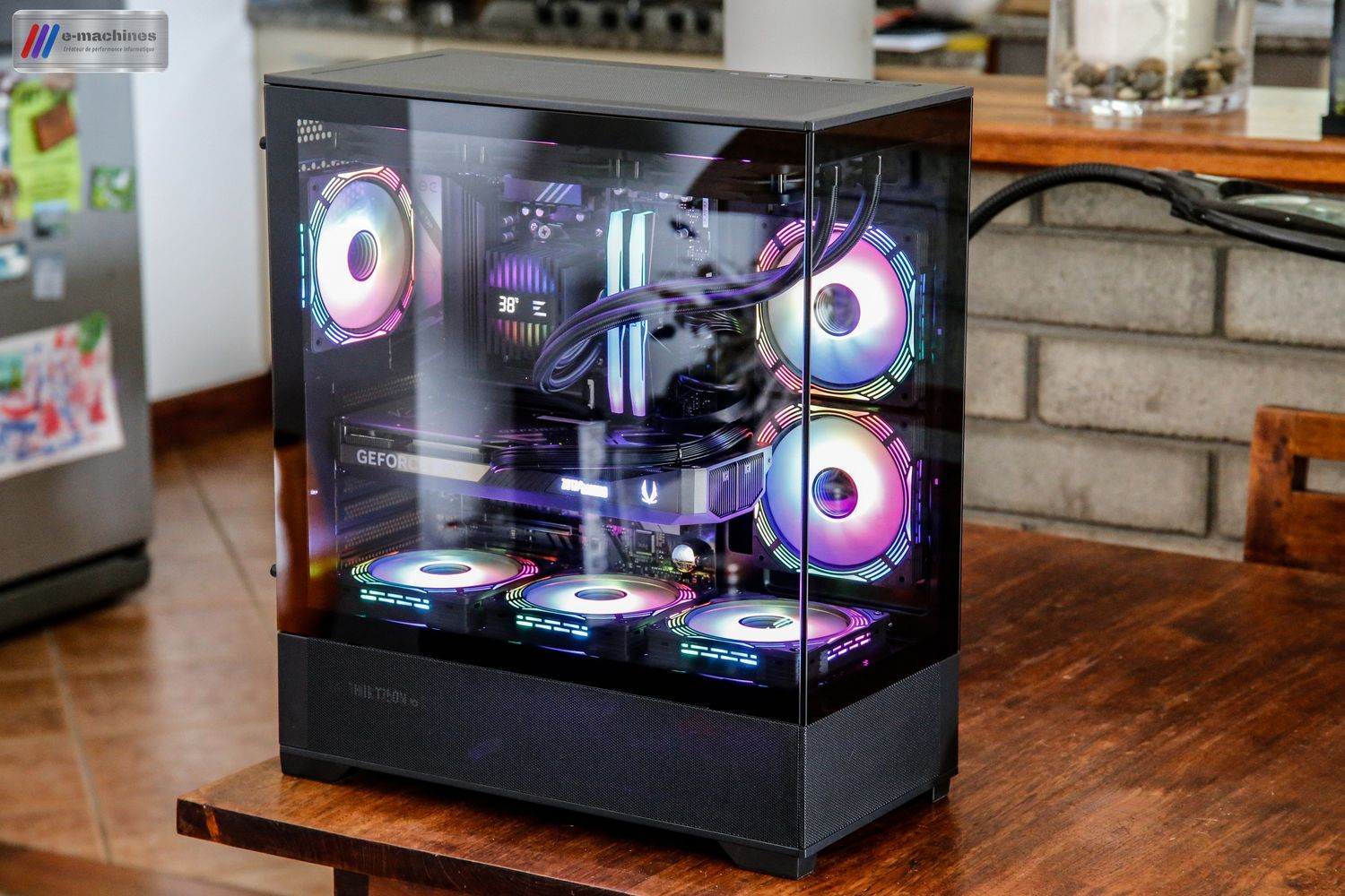 Gamemax Vista AB Ryzen 9600x et RTX 5070 Zotac infinytech Réunion 02