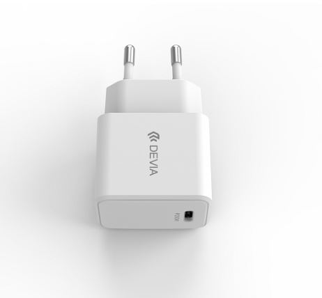 Matériels informatique chargeur secteur DEVIA GRS EA457 GaN PD 30W 1 USB-C Blanc infinytech Réunion 02