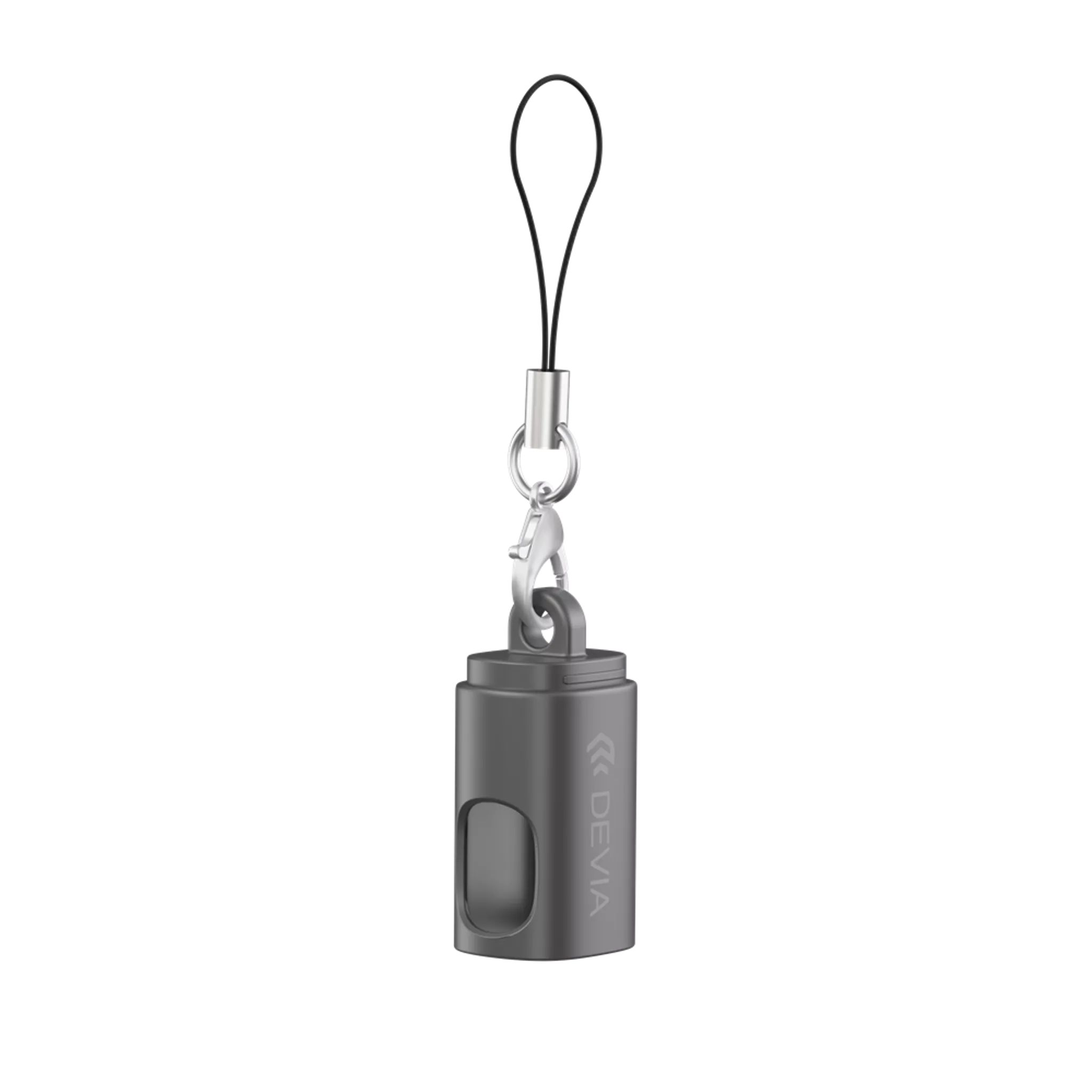 Accessoires téléphonie câble DEVIA USB-C vers Lightning 27W 20cm avec porte clé infinytech Réunion 02
