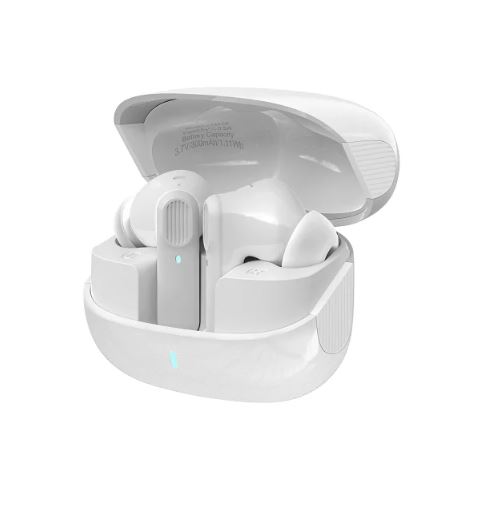 Matériels audio écouteurs DEVIA TWS Pro1 Blanc infinytech Réunion 02