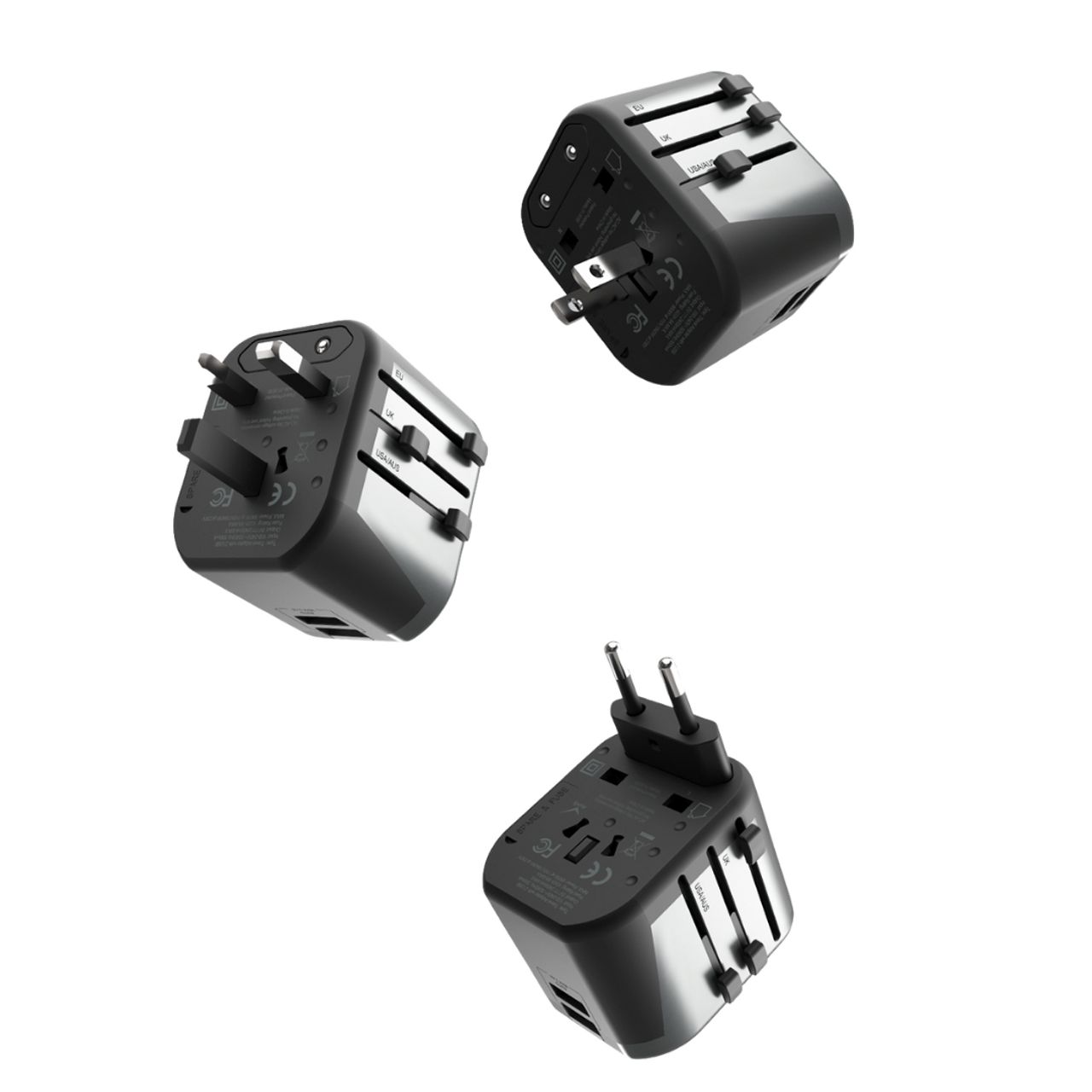 Accessoires téléphonie adaptateur de voyage DEVIA multifonctions infinytech Réunion 01