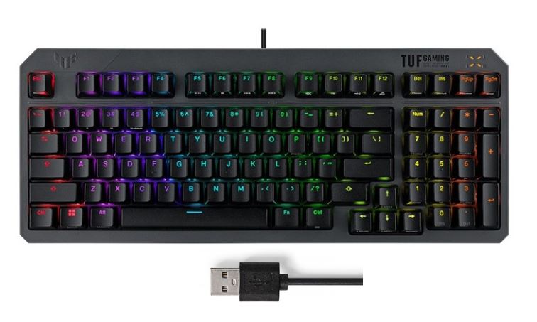 Matériels informatique clavier ASUS TUF Gaming K3 Gen2 Noir infinytech Réunion 01
