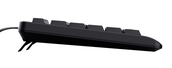 Matériels informatique clavier TRUST Primo Filaire Noir infinytech Réunion 03