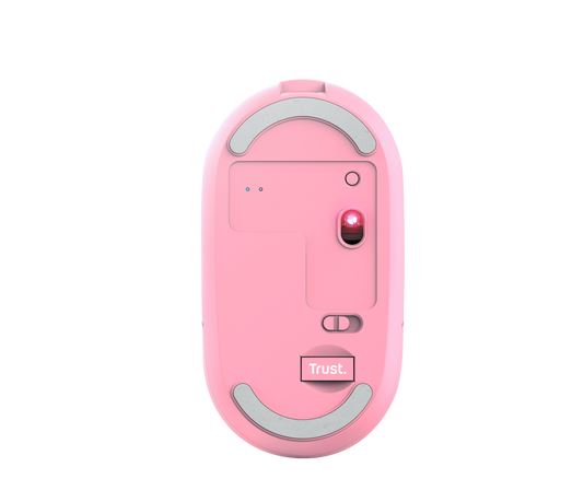 Matériels informatique souris TRUST Puck Sans Fil et Bluetooth Rose infinytech Réunion 04