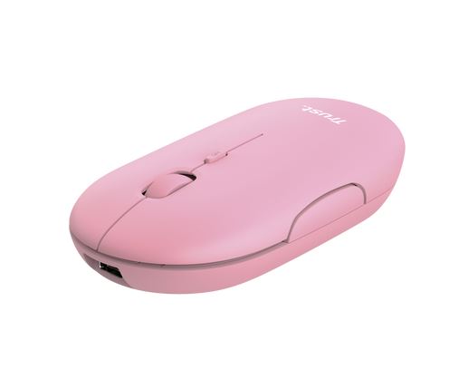 Matériels informatique souris TRUST Puck Sans Fil et Bluetooth Rose infinytech Réunion 02