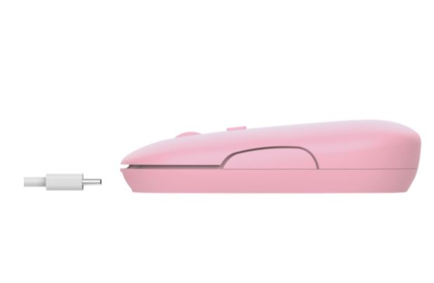 Matériels informatique souris TRUST Puck Sans Fil et Bluetooth Rose infinytech Réunion 03