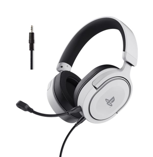 Matériels audio casque micro TRUST GXT 498 Forta Blanc pour PS5 infinytech Réunion 01
