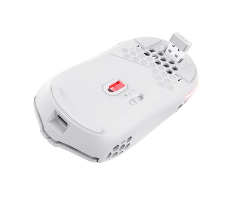 Matériels informatique souris TRUST GXT 929W Helox Blanche infinytech Réunion 04
