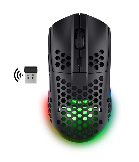 Matériels informatique souris TRUST GXT 929W Helox Noire infinytech Réunion 01