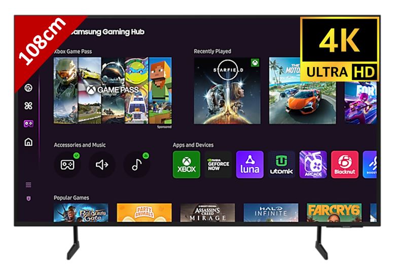 Matériels vidéo TV LED SAMSUNG TU43DU7175 infinytech Réunion 01