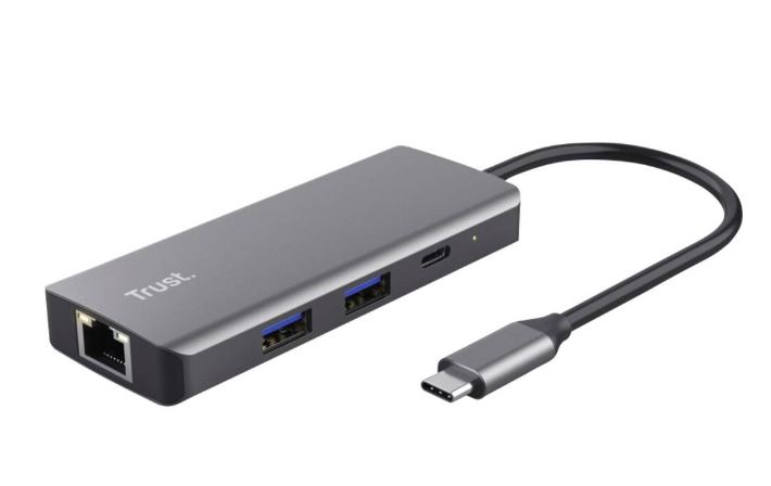 Matériels informatique adaptateur USB-C TRUST DALYX 6en1 infinytech Réunion 02