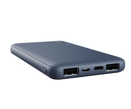 Accessoires téléphonie powerbank ultra-plate TRUST Primo10 10000mAh Bleue infinytech Réunion 01
