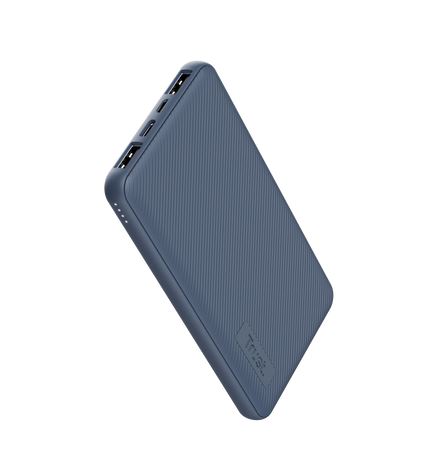 Accessoires téléphonie powerbank ultra-plate TRUST Primo10 10000mAh Bleue infinytech Réunion 02